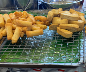 タオフートート屋台のポーピアトートの様子