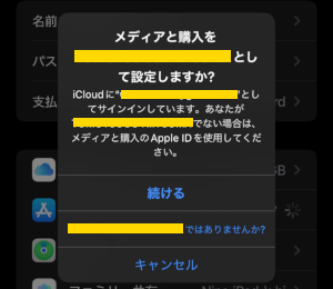 iPhone 設定画面5