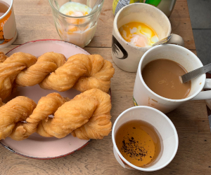 パートンコー店のガフェボーラーンローンの様子