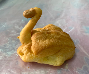 白鳥の形のエークレーホンの様子