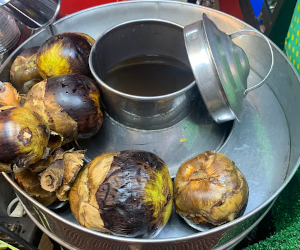 ナムターンソットが入っている大きなタンクの様子