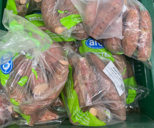 makro の他のサツマイモの扱いの様子