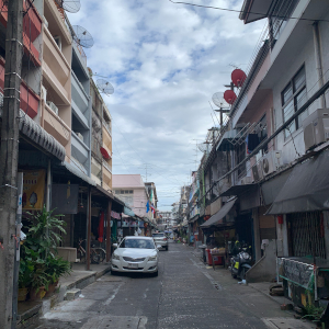 市が終わった後のソイテーサーの様子